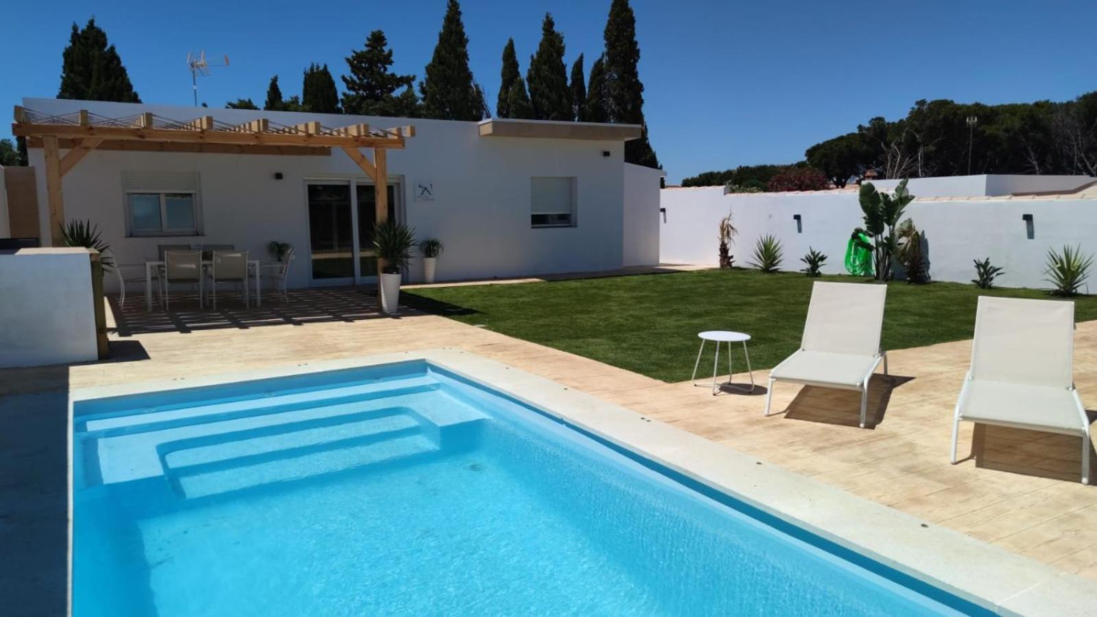 Palapa Garden Alojamientos, Piscina Privada Y Cerca Del Mar Chiclana de la Frontera Zimmer foto